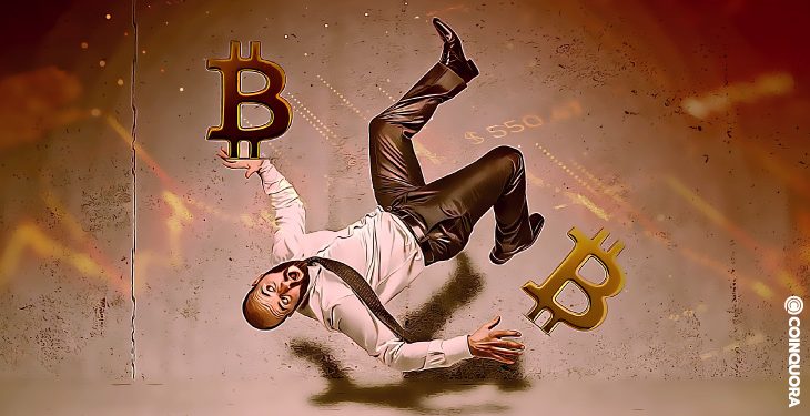 Bitcoin falls again